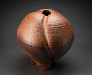 Natural Ash Paddled Vase